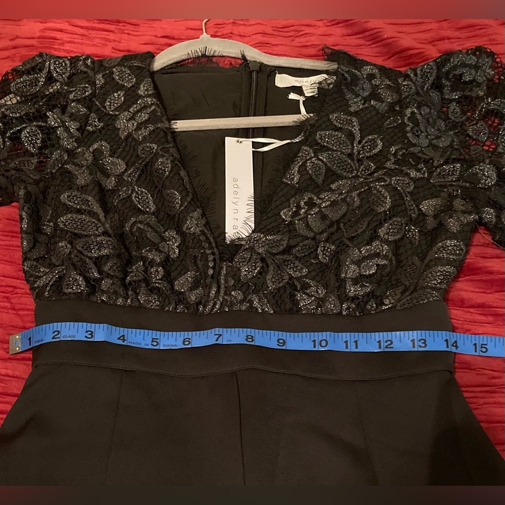 NWT ADELYN RAE Black Jumpsuit Size XS - Picture 12 of 15